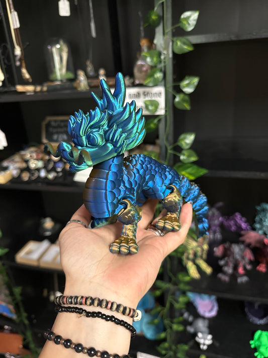 3D Print - Blue & Orange Rainbow Year of the Dragon