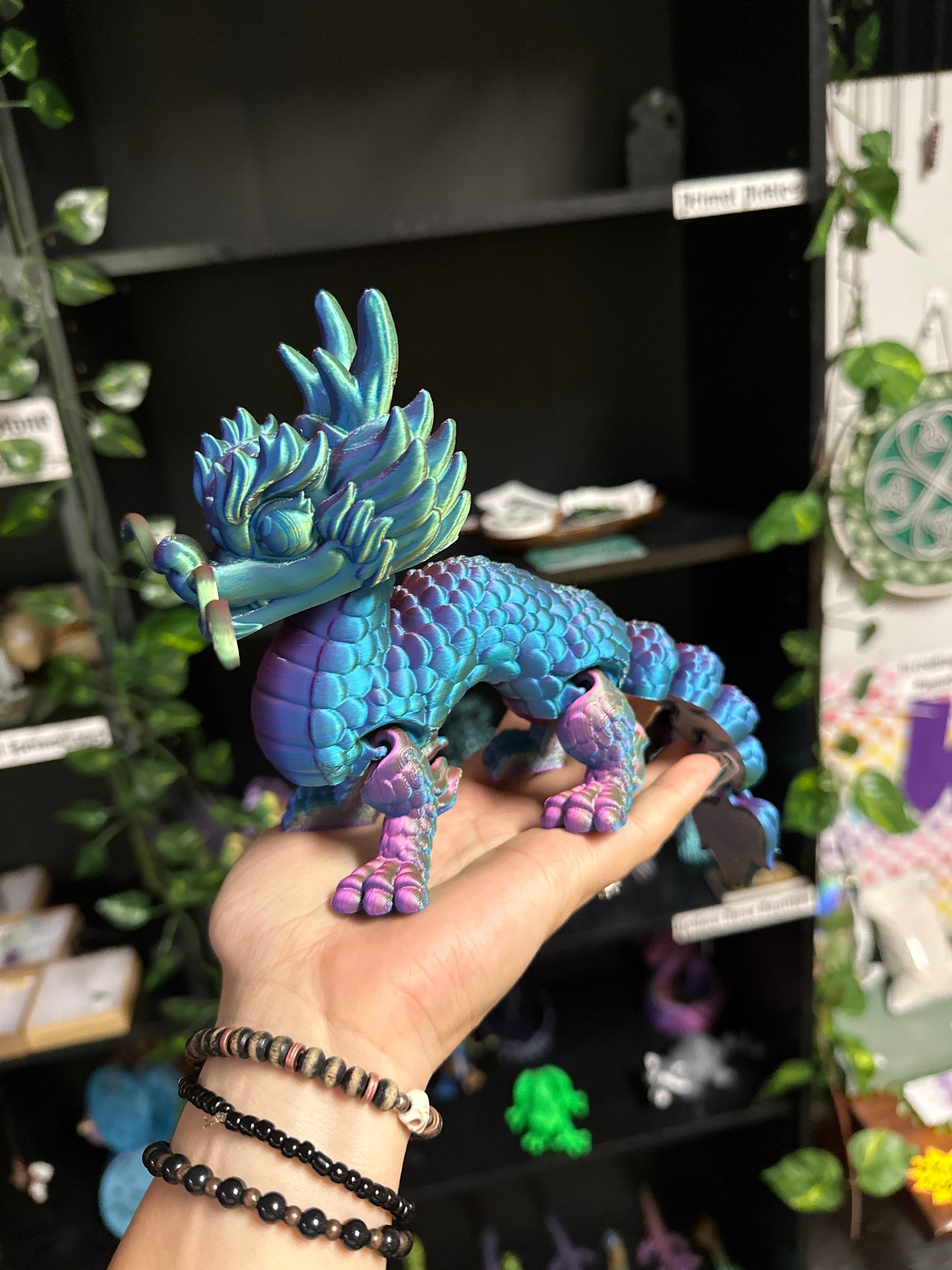 3D Print - Blue & Pink Rainbow Year of the Dragon