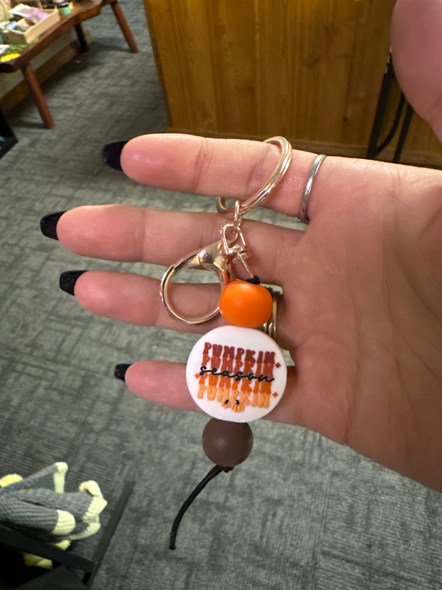 Keychain- Pumpkin