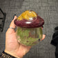 Resin - Mushroom Jar Floral