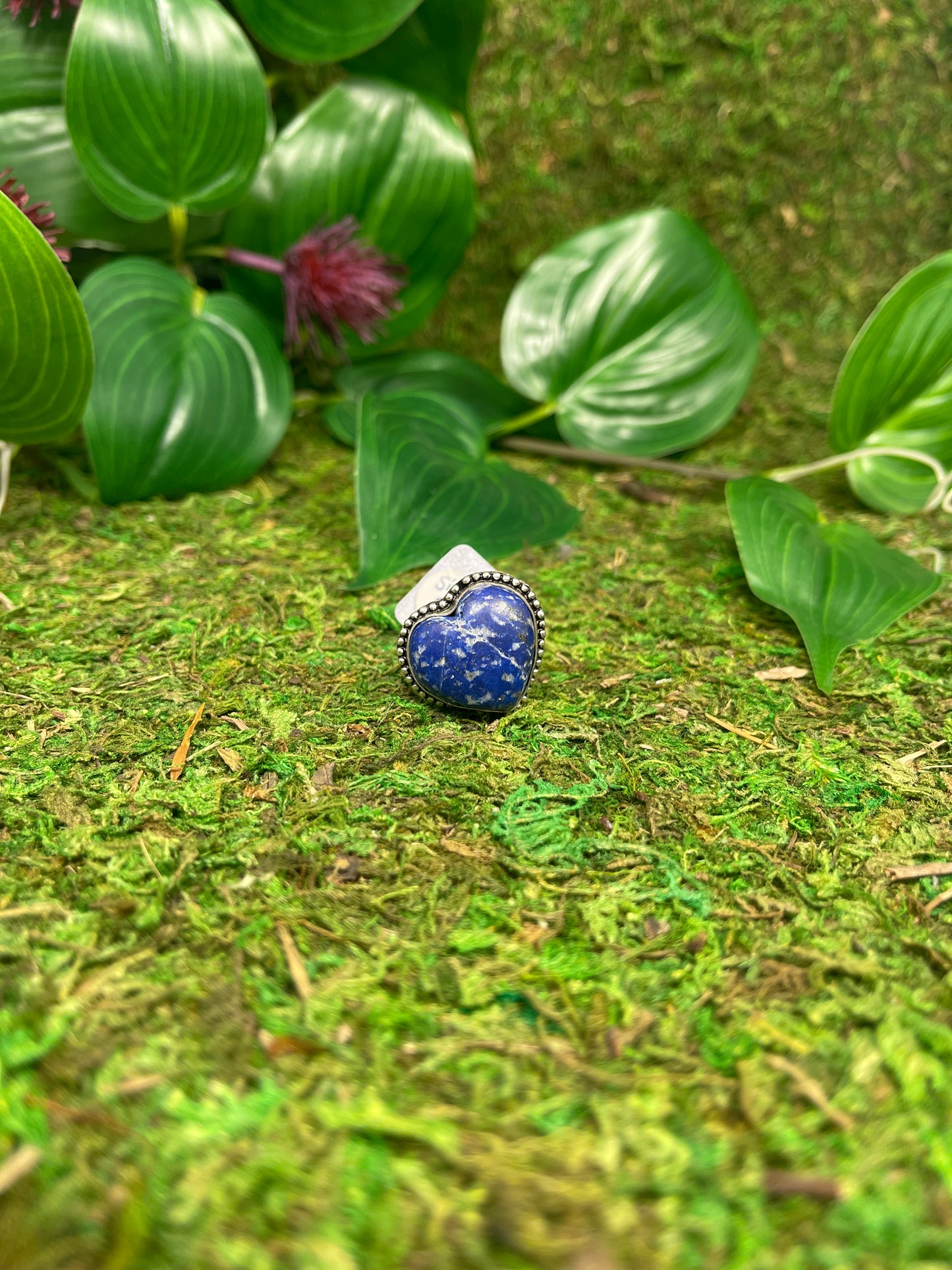 Heart Ring - Size 8 Sodalite